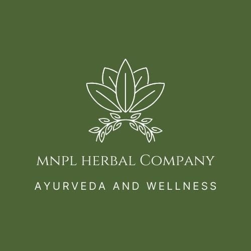 Ivory and Green Minimal Ayurveda Brand Logo