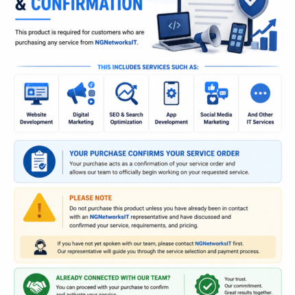 Service Activation & Confirmation